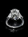 Aureline-Jewelry 8 carat Pear Cut Lab Diamond Three Stone Ring