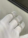Aureline-Jewelry Each 0.4-carat 0.18-carat Emerald-cut and Round Lab Grown Diamond Tennis Bracelet