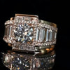 Aureline-Jewelry Luxury Men's Ring Round Cut Lab-Grown Diamond