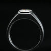 Aureline-Jewelry 2 Carat Asscher Cut Lab Diamond Men's Ring