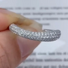 Aureline-Jewelry 2 Carat Pear Lab Grown Diamond East West Engagement Ring