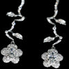 Aureline-Jewelry Petal Lab Diamond Drop Earrings 14K 18K White Gold