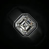 Aureline-Jewelry 2 Carat Asscher Cut Lab Diamond Men's Ring