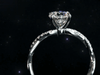 Aureline-Jewelry 1.08 Carat Vine-Inspired Lab Diamond Ring 18K Gold Engagement Ring