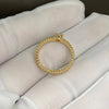 Aureline-Jewelry Vintage Engagement Ring Round Lab Diamond Solitaire Ring Prong Set Anniversary Unique Ring Hand Ribbed