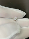 Aureline-Jewelry 1 Carat Heart Shape Drilled Lab Grown Diamond Pendant