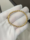Aureline-Jewelry Bezel Round Lab Grown Diamond Tennis Bracelet