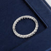 Aureline-Jewelry Lab-Grown Diamond Eternity Ring In 925 Silver