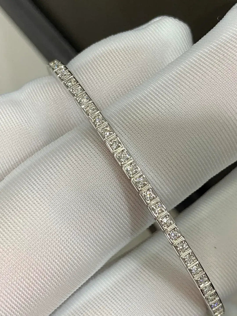 Aureline-Jewelry Full Round Lab Grown Diamond Bangle