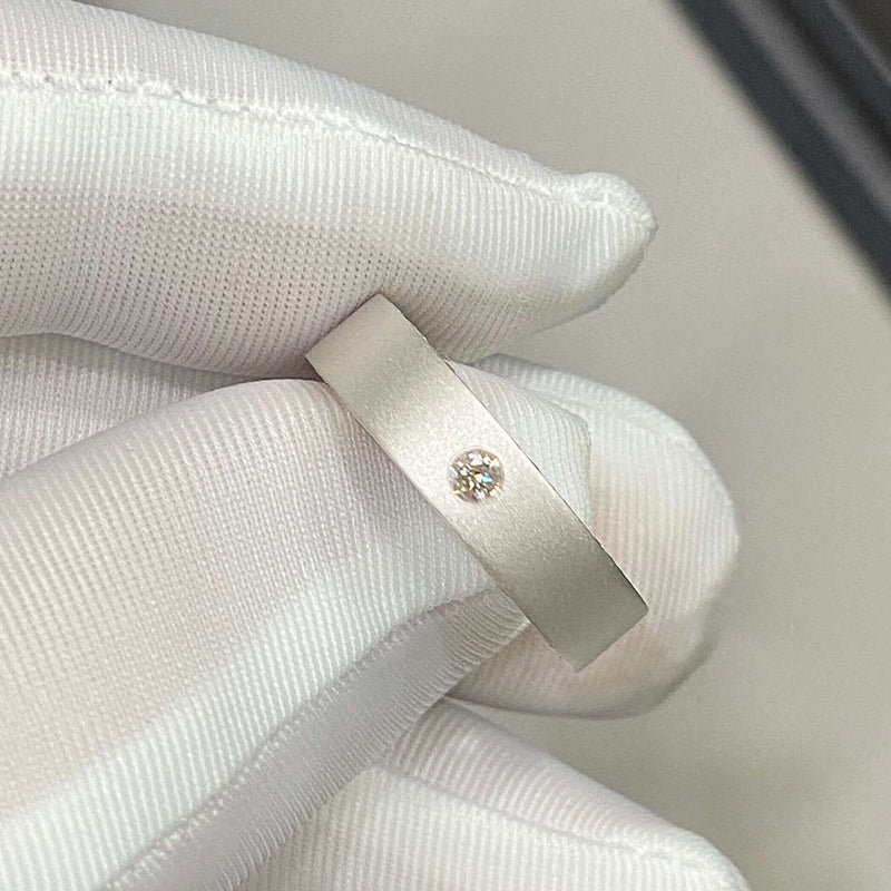 Aureline-Jewelry Unique Single-Row Men's Lab Diamond Wedding Ring