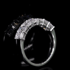 Aureline-Jewelry 2.1 CTW Emerald Cut Lab Grown Diamond Band
