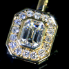 Aureline-Jewelry Emerald-Cut Lab Grown Diamond Pendant