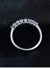 Aureline-Jewelry NOZBO 18K Gold 7-Stone Sapphire Band Ring
