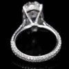 Aureline-Jewelry 6.66 Carat Antique Oval Cut Lab Grown Diamond Engagement Ring