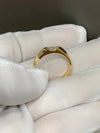 Aureline-Jewelry Marquise Cut Lab Diamond Ring Yellow Gold