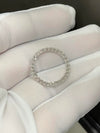 Aureline-Jewelry Round Cut Lab Diamond Eternity Ring White Gold
