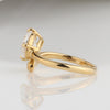 Aureline-Jewelry 2 Carat Oval Lab Diamond Ring 18K Gold
