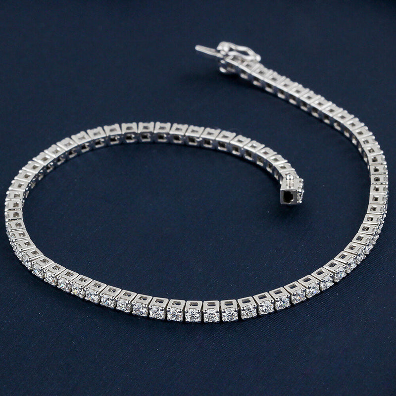 Aureline-Jewelry Lab Diamond Tennis Bracelet In 925 Silver(2.2 Ct. Tw.)