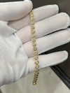 Aureline-Jewelry Bezel Round Lab Grown Diamond Tennis Bracelet