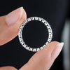 Aureline-Jewelry Lab-Grown Diamond Eternity Ring In 925 Silver