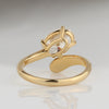 Aureline-Jewelry 2 Carat Oval Lab Diamond Ring 18K Gold