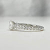 Aureline-Jewelry Pave Round Lab Diamond Engagement Ring