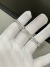 Aureline-Jewelry Each 0.4-carat 0.18-carat Emerald-cut and Round Lab Grown Diamond Tennis Bracelet