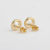 Aureline-Jewelry Bezel Round Lab-Grown Diamond Earring Studs (2.01 Ct. Tw.)