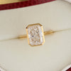 Aureline-Jewelry 4 Carat Lab Diamond Radiant Bezel Ring 14K Gold