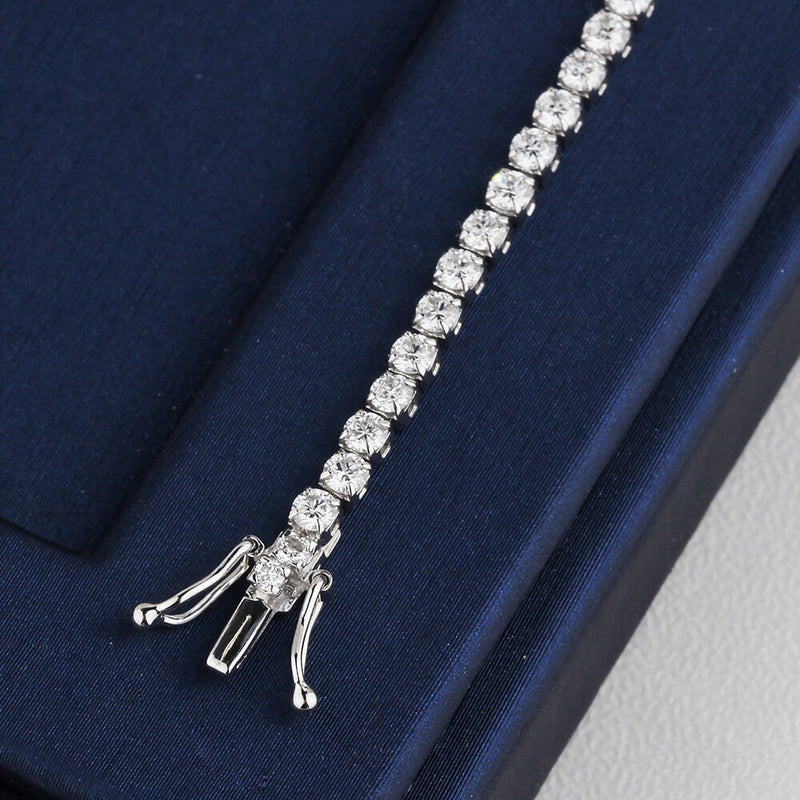 Aureline-Jewelry Lab Grown Diamond Tennis Bracelet In 925 Silver(2.63 Ct. Tw.)