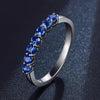 Aureline-Jewelry NOZBO 18K Gold 7-Stone Sapphire Band Ring