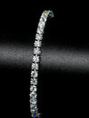 Aureline-Jewelry Each 0.15-carat Round Lab-Grown Diamond Tennis Bracelet 18K Gold