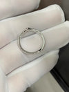 Aureline-Jewelry V Shape Round Cut Lab Diamond Eternity Ring