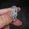 Aureline-Jewelry Round Cut Lab Grown Diamond Men's Engagement Wedding Ring