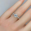 Aureline-Jewelry Pave Round Lab Diamond Engagement Ring