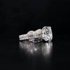 Aureline-Jewelry Luxurious 10 Carat Cushion Cut Lab Diamond Knot Ring