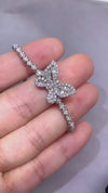 Aureline-Jewelry 1.5 ctw Luxury Butterfly Bracelet with Lab Grown Diamonds