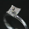 Aureline-Jewelry 1.1 CT Princess Cut Lab Grown Diamond Solitaire Engagement Ring
