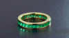 Aureline-Jewelry NOZBO Emerald-Cut Ring Band in 18K Yellow Gold