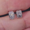 Aureline-Jewelry Baguette Lab-Grown Diamond Studs Earrings (1.00 Ct. Tw.)
