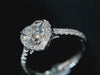 Aureline-Jewelry 1 Carat Heart Shape Lab Grown Diamond Halo Engagement Ring