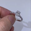 Aureline-Jewelry 1 CT Oval Diamond Ring Lab Grown Diamond Engagement Ring