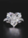 Aureline-Jewelry 10 Carat Heart Shape Lab Grown Diamond Pave Engagement Ring