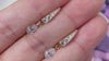 Aureline-Jewelry Pear Cut Lab Diamond Hoop Earrings