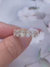 Aureline-Jewelry Oval Lab Grown Diamond Wedding Band (3 Ct. Tw.)