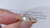 Aureline-Jewelry Oval Cut Lab Diamond Three Stone Ring