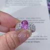 Aureline-Jewelry 1 Carat Oval Pink Sapphire Engagement Rings