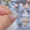 Aureline-Jewelry 1.39 CT Oval Cut Lab Grown Diamond Solitaire Engagement Ring