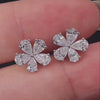Aureline-Jewelry Blossom Lab-Grown Diamond Studs Earrings (1.50 Ct. Tw.)