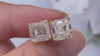 Aureline-Jewelry Asscher Cut Lab Grown Diamond Studs Earrings (6.00 Ct. Tw.)